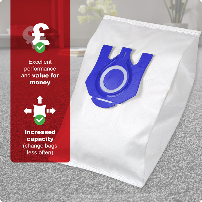 3D Bags for MIELE GN S2111 S5211 S5261 C2 C3 C1 CX1 Classic Complete Blizzard S8310 S8320 Cat & Dog x 4