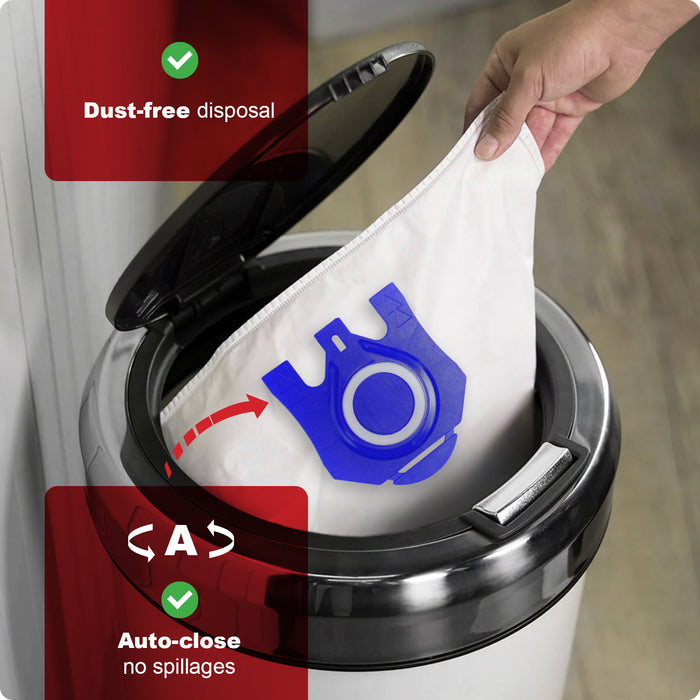 3D Bags for MIELE GN S2111 S5211 S5261 C2 C3 C1 CX1 Classic Complete Blizzard S8310 S8320 Cat & Dog x 4