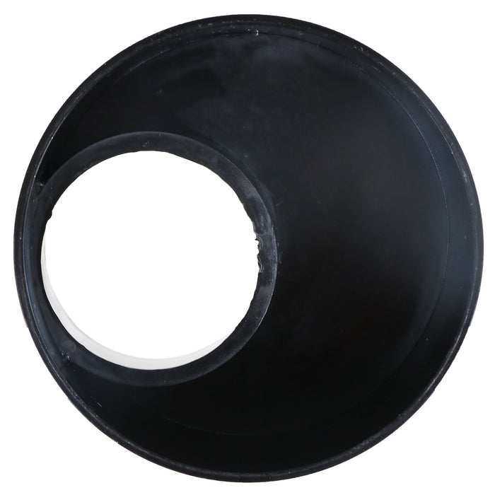 110mm to 56mm (50mm) Solvent Weld Soil System Waste Pipe Reducer Adaptor (Black)