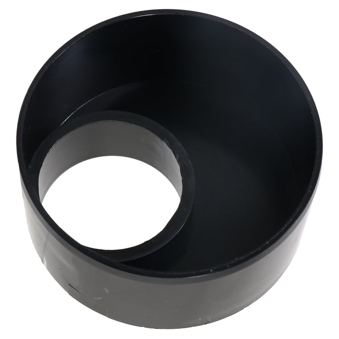 110mm to 56mm (50mm) Solvent Weld Soil System Waste Pipe Reducer Adaptor (Black)