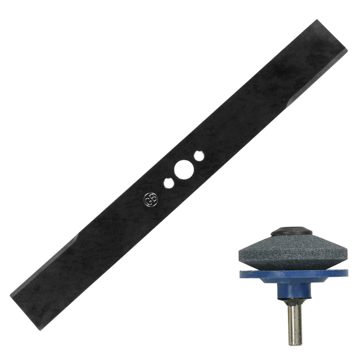 Blade for Qualcast MEH1836 Lawnmower 36cm GDH8BX.00.02 Metal Cutter + Sharpener Attachment