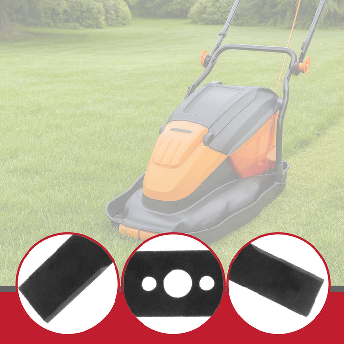 Blade for Lawnmaster MEH1836 Lawnmower 36cm Metal Cutter + Impeller Fan