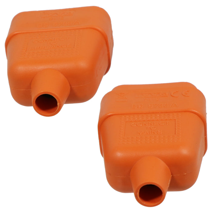 12M Lawnmower Cable Connector Repair Strimmer Hedge Trimmer Power Plug 13A 2Core