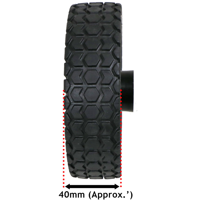 Universal 6" Lawnmower Wheel 150mm Tyre Reducer Bushes