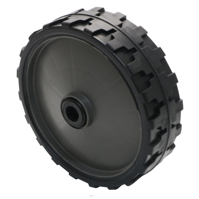 Universal 6.4" Lawnmower Wheel 163mm Tyre Reducer Bushes 48mm Wide