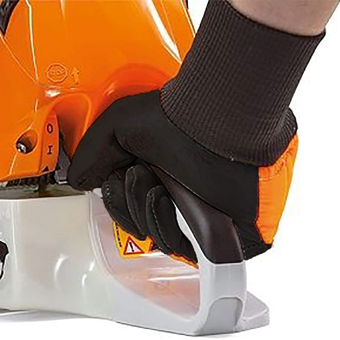 Large Hi Visibility Chainsaw Comfort Safety Gloves - Size 10