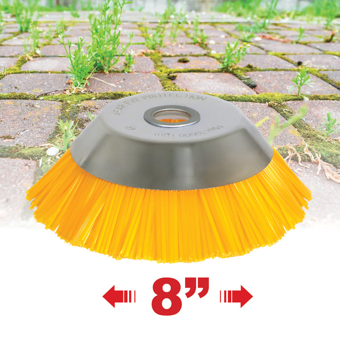 Nylon Brush Head for Strimmer 8inch Brushcutter Trimmer Universal