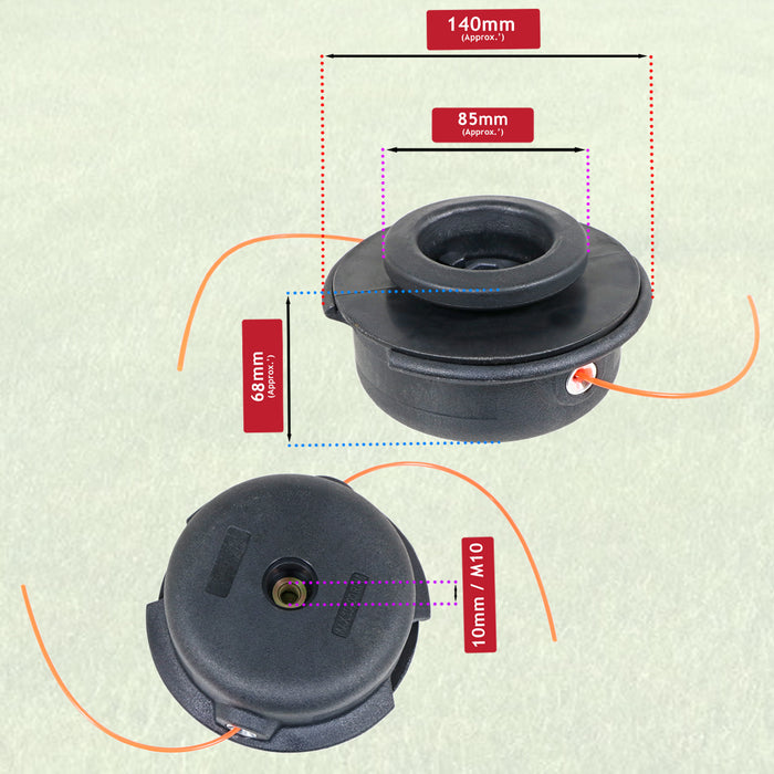 Trimmer Head Spool for Stihl KM55 KM85 KM90 KM100 KM130 KMA80R Kombi System 31-2 10mm