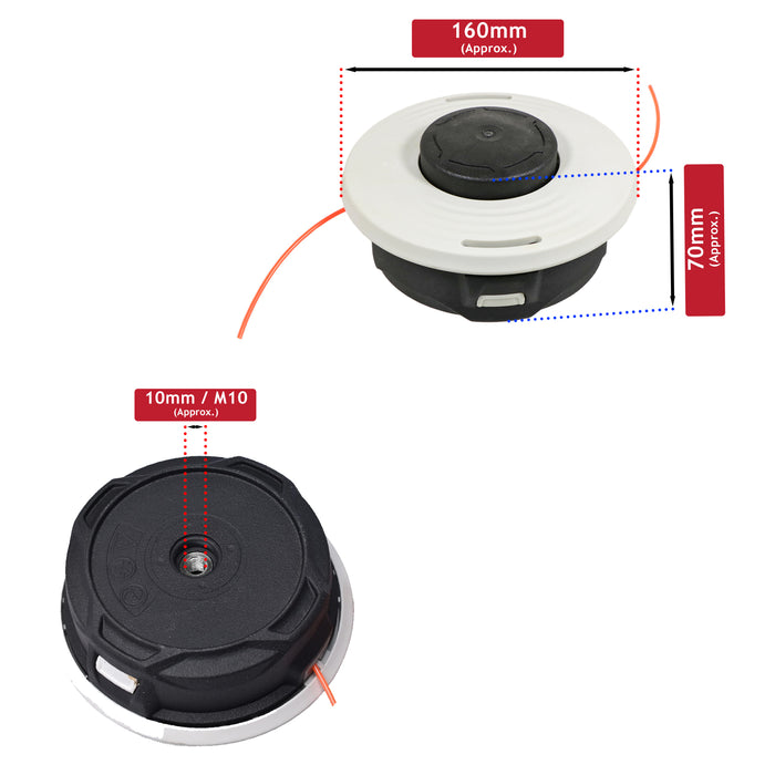 Trimmer Head Spool for Stihl FR130 FR220 FR235 FR350 FR450 Back Pack Brushcutter 36-2 10mm