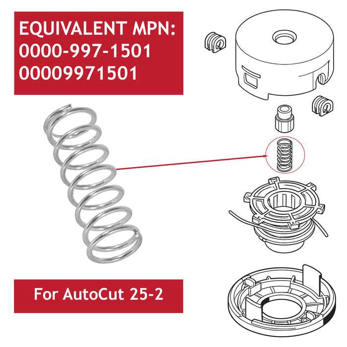 Helical Spring for Stihl Autocut 25-2 C25-2 Trimmer Head 0000-997-1501 FS FR KM