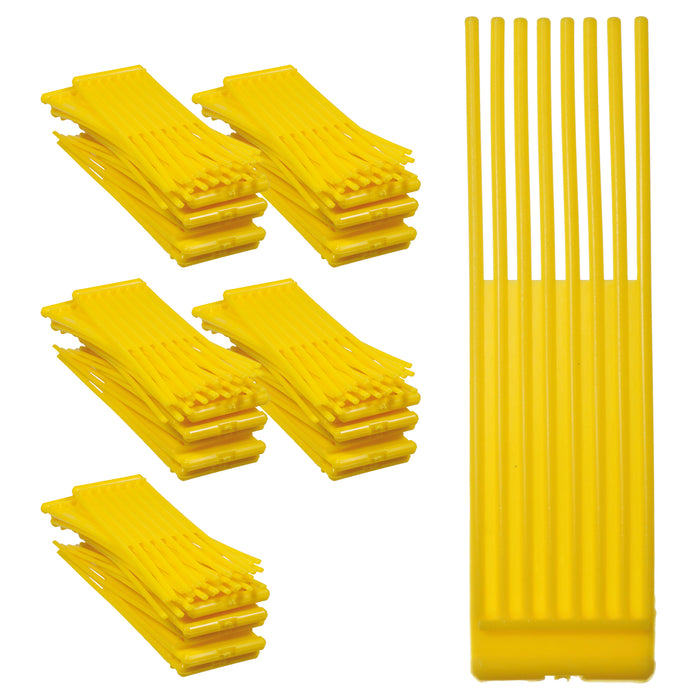 SPARES2GO Power Sweeper Brushes for WESTWOOD COUNTAX Lawn Tractor Mower 5086 Bristles x 54