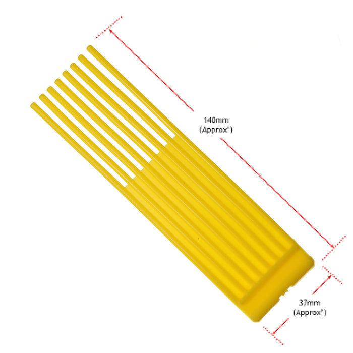 SPARES2GO Power Sweeper Brushes for WESTWOOD COUNTAX Lawn Tractor Mower 5086 Bristles x 54