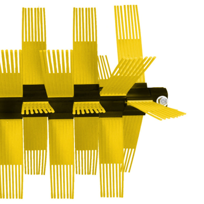 SPARES2GO Power Sweeper Brushes for WESTWOOD COUNTAX Lawn Tractor Mower 5086 Bristles x 54