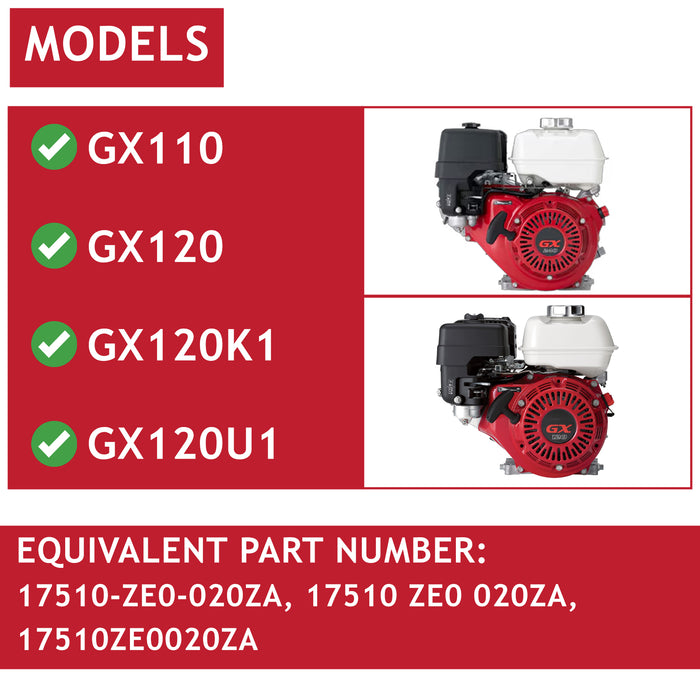Fuel Tank for Honda GX110 GX120 Engine 17510 ZE0 020ZA 17510-ZE0-020ZA Petrol Reservoir 2L