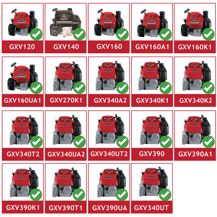 Fuel Tank Cap for Honda Engine GXV120 GXV140 GXV160 GXV340A2 GXV340K1 GXV390 17620-ZE7-000