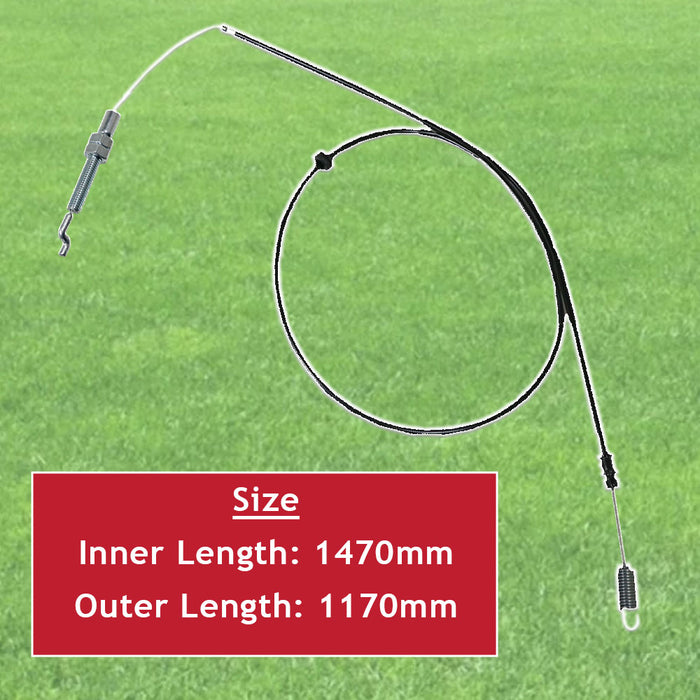 Clutch Drive Cable for Mountfield Lawnmower SP534 SP535 46 46R PD - Spring End