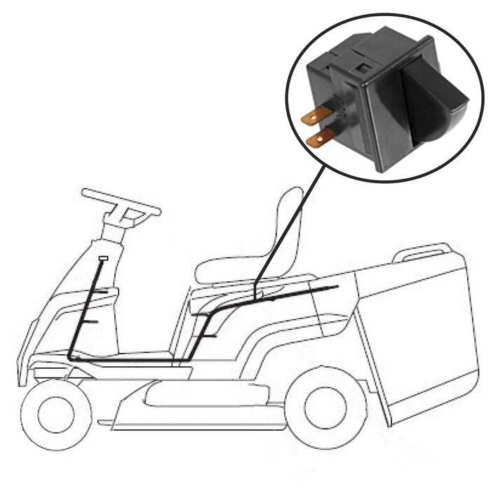 Rear Flap Micro Switch for Titan TTK550LWM Lawnmower 119410622/0 1136-0073-01