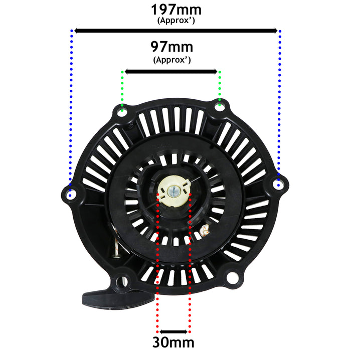 Recoil Starter Pull Cord compatible with Mountfield Lawnmower