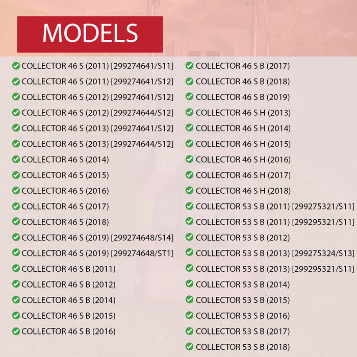 Drive Clutch Cable for Stiga Lawnmower Collector 46 53 S B 381030082/0