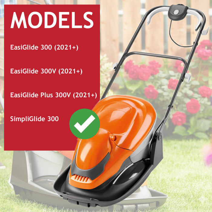 Blade for Flymo Lawnmower 30cm EasiGlide 300 300V Plus SimpliGlide Mower FLY094
