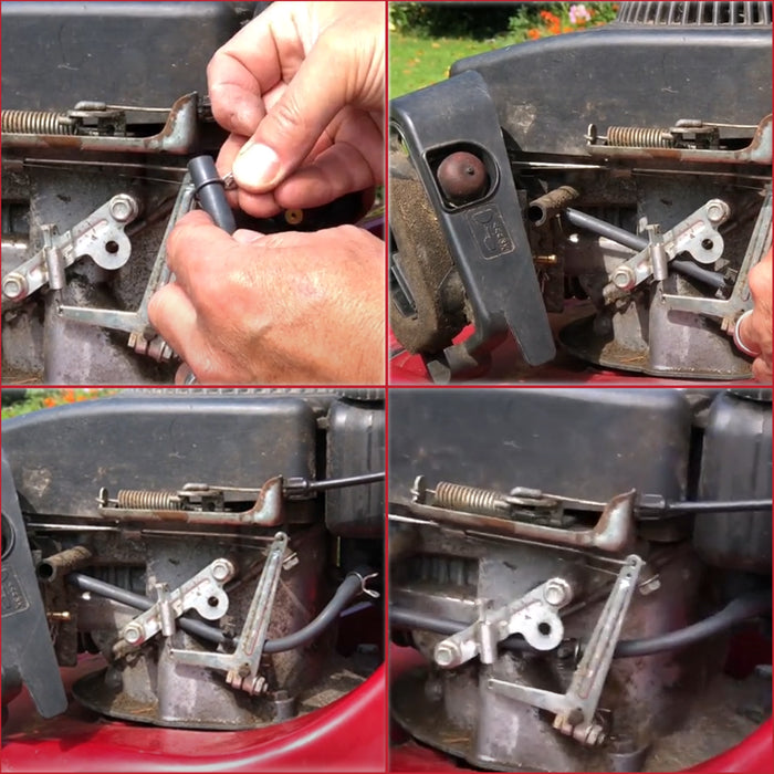 Fuel Pipe Kit for Briggs & Stratton Lawnmower Connection Tank 60cm Inline Tap Clips