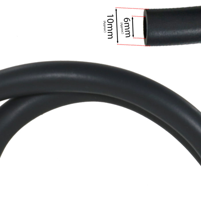 Fuel Pipe Kit for Briggs & Stratton Lawnmower Connection Tank 60cm Inline Tap Clips