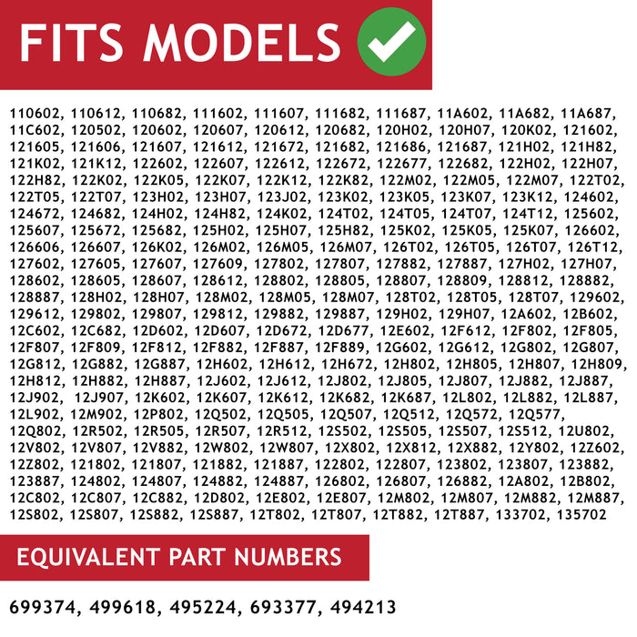 Fuel Tank for Briggs & Stratton 110600 111600 11A600 699374 499618 495224