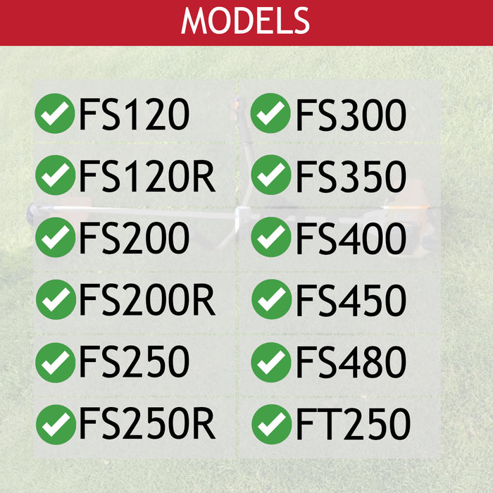 Throttle Cable for Stihl Brushcutter FS120 FS200 FS250 FS300 FS350 FS400 FS450