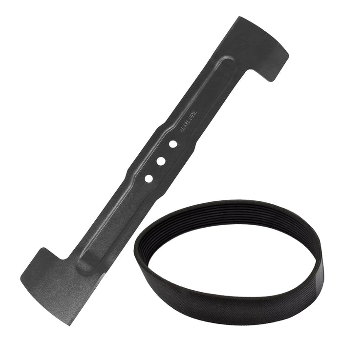 Metal Blade for Bosch Rotak 34 34R 34GC 340R 340ER Lawnmower 34cm + Drive Belt