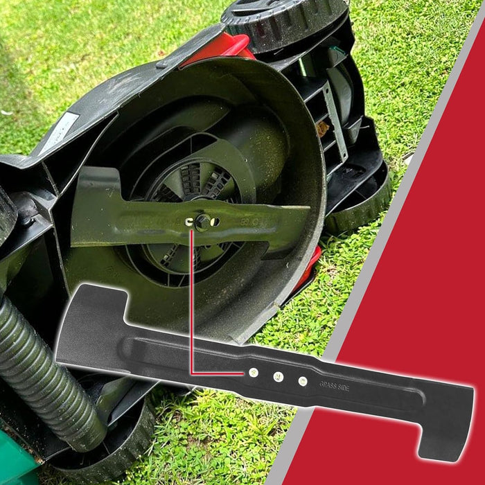 Metal Blade for Bosch Rotak 34 34R 34GC 340R 340ER Lawnmower 34cm + Drive Belt