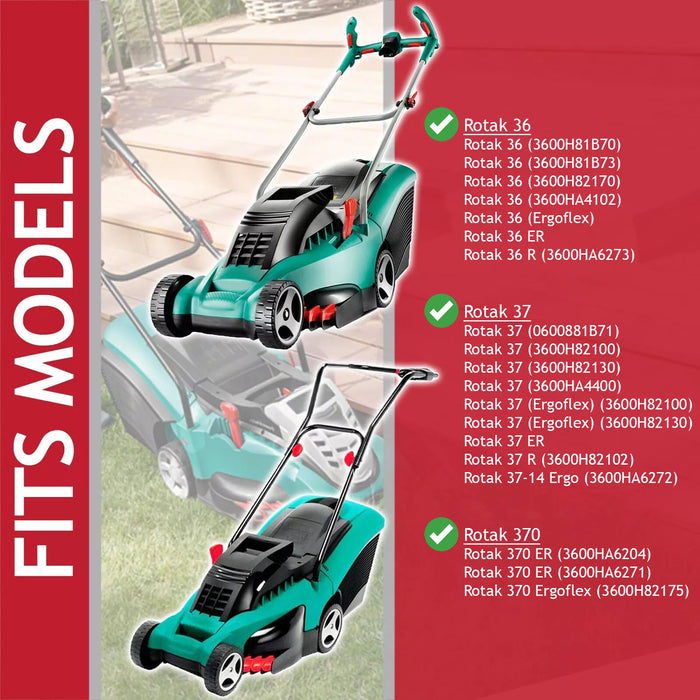 Rotak 370er Bosch Rotak 370 Er Corded Rotary Lawnmower Bosch