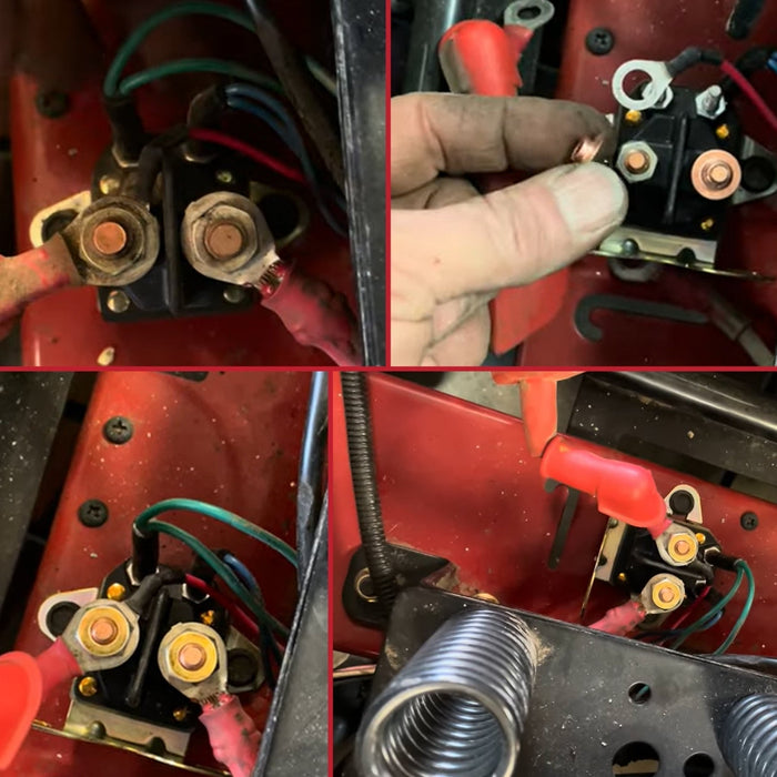 Solenoid Starter for Bolens MTD JCB Ride on Lawnmower 4 Pole Switch