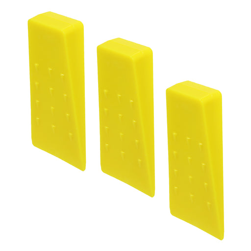Tree Felling Wedge Heavy Duty Chainsaw Log Wood Cutting Cleaving Block Tools (5.5", Pack of 3)