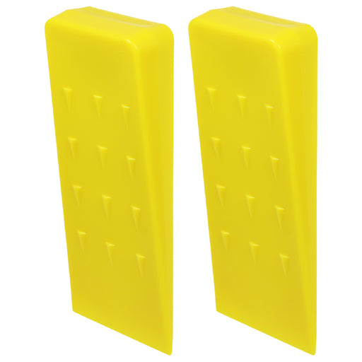 Tree Felling Wedge Heavy Duty Chainsaw Log Wood Cutting Cleaving Block Tools (8", Pack of 2)