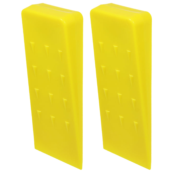 Tree Felling Wedge Heavy Duty Chainsaw Log Wood Cutting Cleaving Block Tools (8", Pack of 2)
