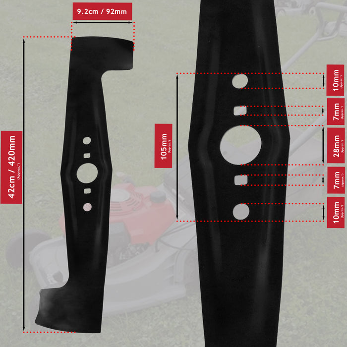 Blade for Honda HRB423 HRB423K1 Lawnmower 17" 43cm 72511-VA9-H50