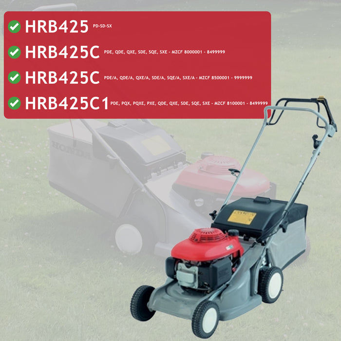 Blade for Honda HRB425 HRB425C HRB425C1 Lawnmower 16.5" 42cm 72511-VG8-010 + Sharpener