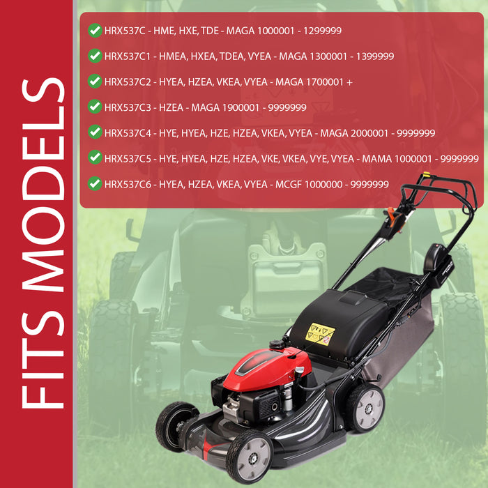 Blade for Honda HRX537C HME HXE TD Lawnmower 21" 53cm Lower Cutter 72511-VH7-000 + Sharpener