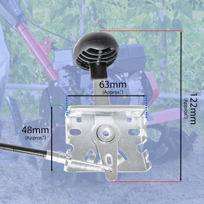Throttle Cable for Howard Gem Rotavator Garden Tiller Lever Control 72" 183cm