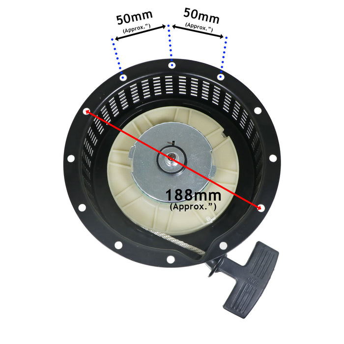 Recoil Starter for Yanmar L60 L70 L178F 7HP Engine 714880-76820 Pull Cord Start