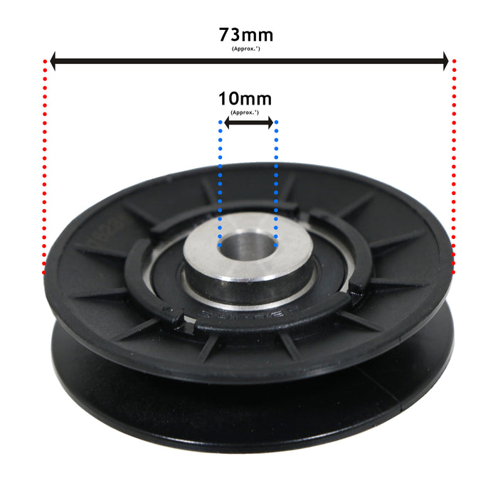 Idler Pulley V for Mountfield 1125M 2105M 2125H 2125M 2135H 4135H Lawnmower