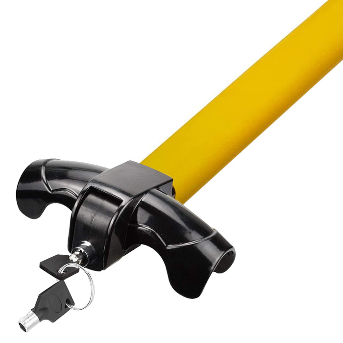 Steering Wheel Lock Bar Heavy Duty Car Van Lawnmower Anti Theft Security 2 Keys