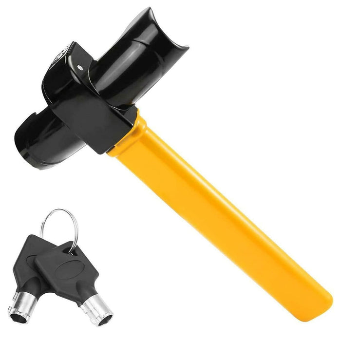 Steering Wheel Lock Bar Heavy Duty Car Van Lawnmower Anti Theft Security 2 Keys