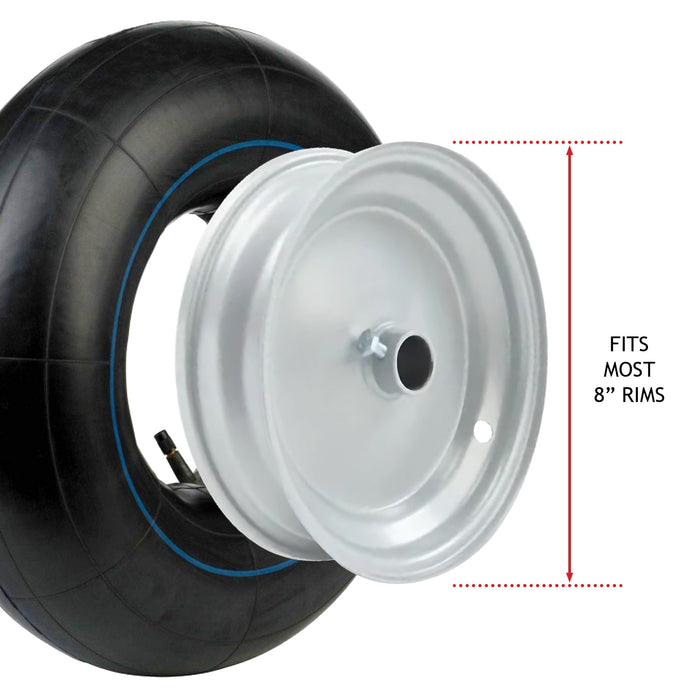 Innertube 3.50 - 8 Pneumatic Wheel Barrow Trailer Truck Cart Straight Inner Tube