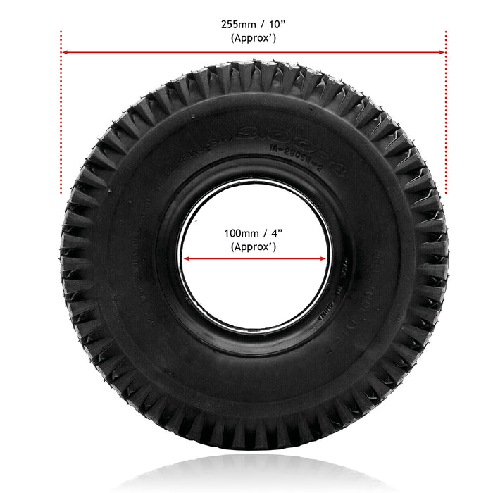 Tyre 3.00-4 Pneumatic Wheelbarrow 300x4 3.00x4 260x85 4" Rim + inner tube