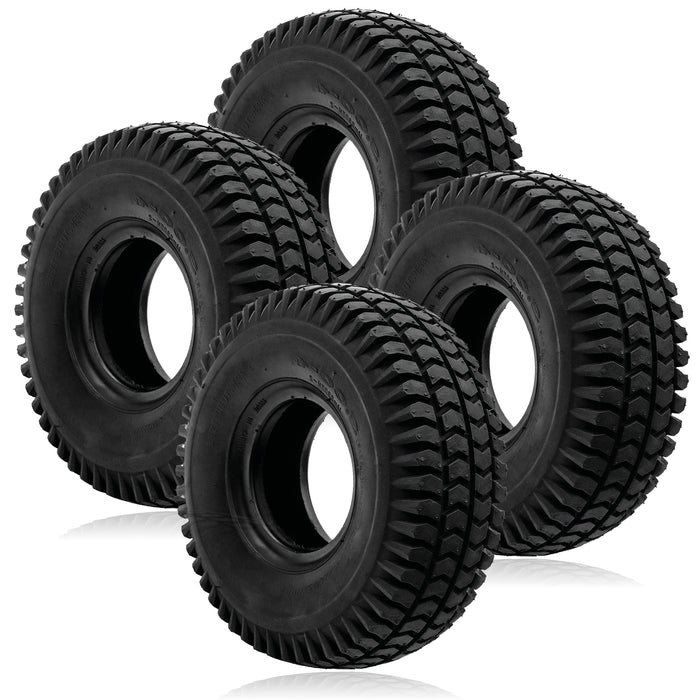 Tyre 3.00-4 Pneumatic Mobility Scooter Block Tread 300x4 3.00x4 260x85 4" Rim x 4