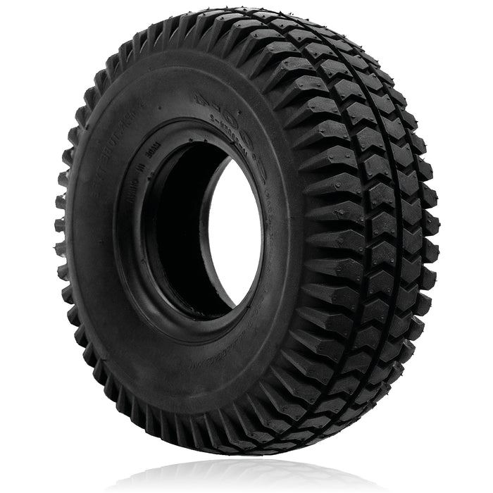 Tyre 3.00-4 Pneumatic Mobility Scooter Block Tread 300x4 3.00x4 260x85 4" Rim x 2