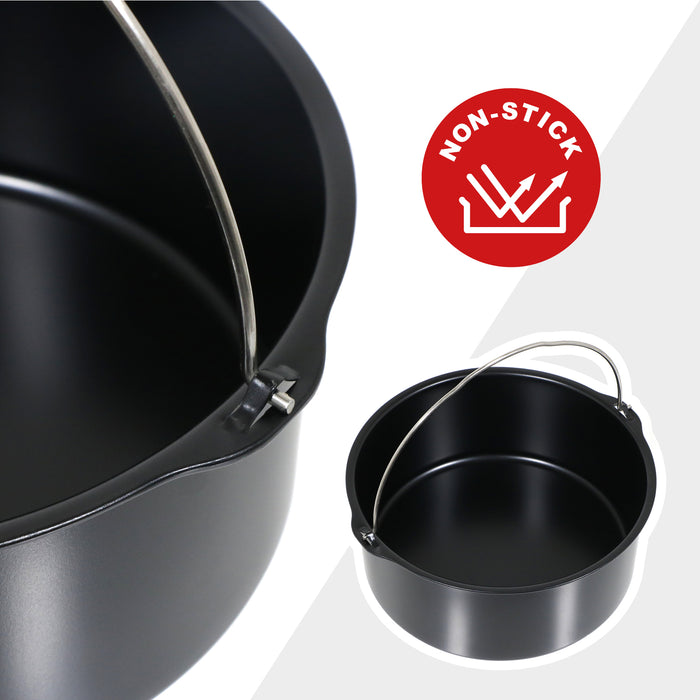 Teglia da forno professionale da 33 cm x 33 cm, accessori per friggitrice ad aria, teglia Teglia da forno professionale da 33 cm x 33 cm, accessori per friggitrice ad aria, teglia