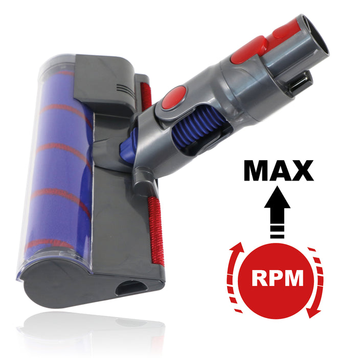 Brush Head for Dyson V10 SV12 V11 SV14 Vacuum Cleaner Floor Soft Roller Laser
