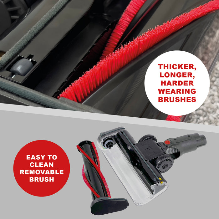 Brush Head for VACTechPro V15 Vacuum Cleaner Turbine Floor Tool Motorhead